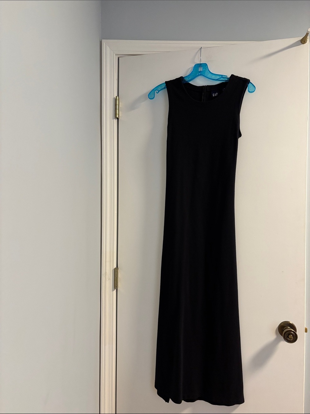 GAP Black Sleeveless Longline Maxi Dress Small